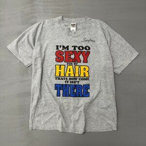 Vintage Bald Comedy Grey T Shirt XL‎ 1993